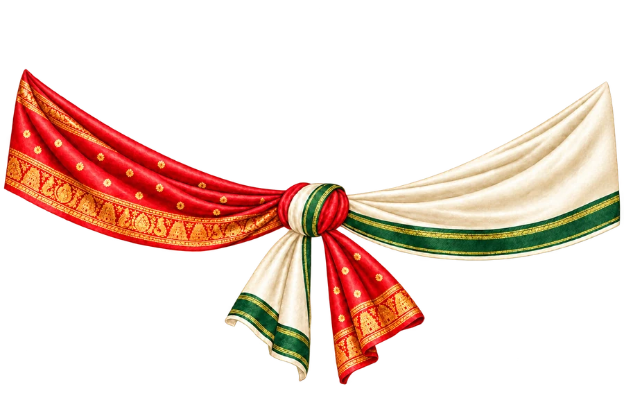 Wedding knot illustration